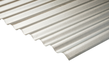 Chapa para techos y cubiertas, Calibre 27, 0.4mm - no transpira, no gotea, no condensa, resistente a la corrosión, acero revestido con aluminio y cinc zinc en ambas caras
